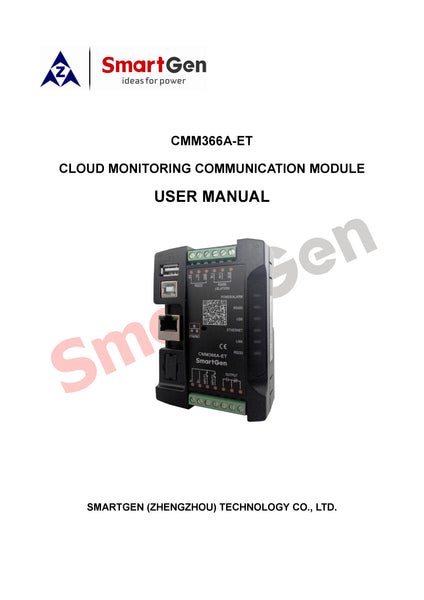 SmartGen CMM366A-ET Cloud Monitoring Communication Module